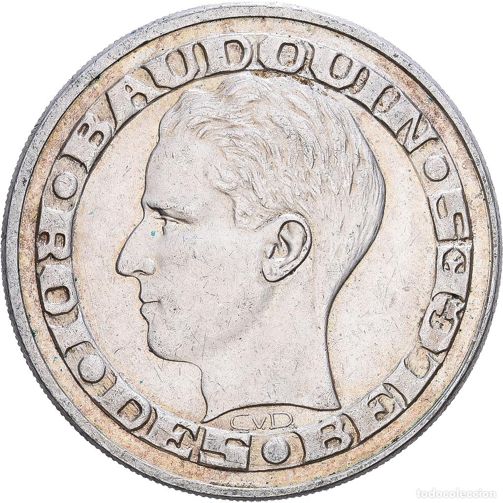 Monedas antiguas de Europa: [#1552489] B&eacute;lgica, Baudouin I, 50 Francs, 50 Frank, 1958, Brussels, Plata, MBC+, KM:150.1