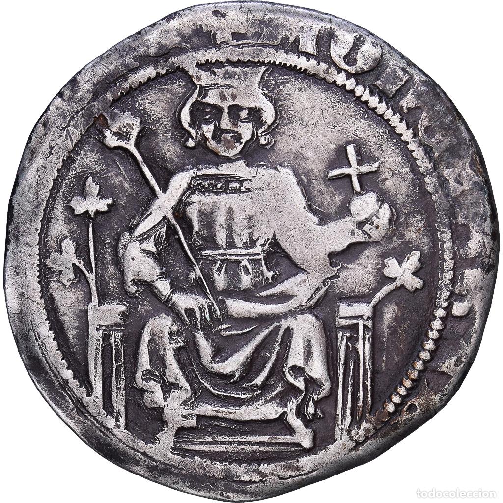 Monedas antiguas de Europa: [#1203545] Hungr&iacute;a, Groschen, 1307-1342, Schmollnitz, Plata, BC+