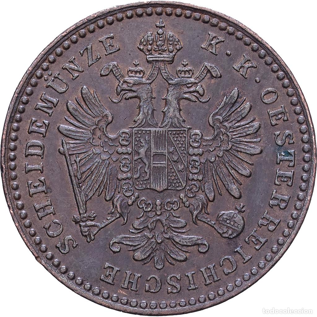 Monedas antiguas de Europa: [#1535180] Austria, Franz Joseph I, 1 Kreuzer, 1861, Kremnica, Cobre, EBC, KM:2186