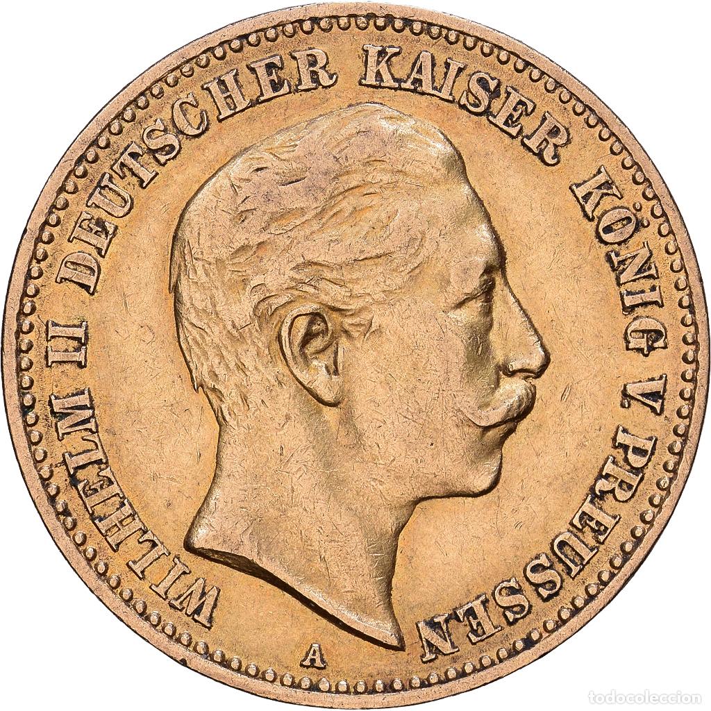 Monedas antiguas de Europa: [#1552561] Estados alemanes, PRUSSIA, Wilhelm II, 10 Mark, 1903, Berlin, Oro, MBC+, KM:520
