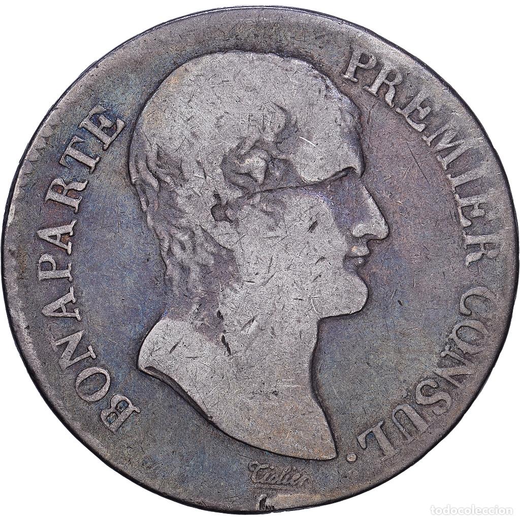 Monedas antiguas de Europa: [#1203519] Francia, 5 Francs, An 11 (1803), Bayonne, Plata, BC, KM:650.4