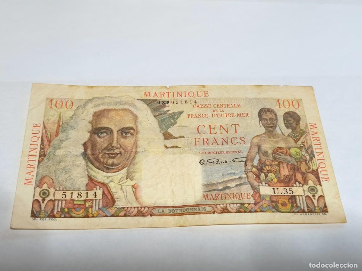 Monedas antiguas de Europa: Martinique 100francs F.