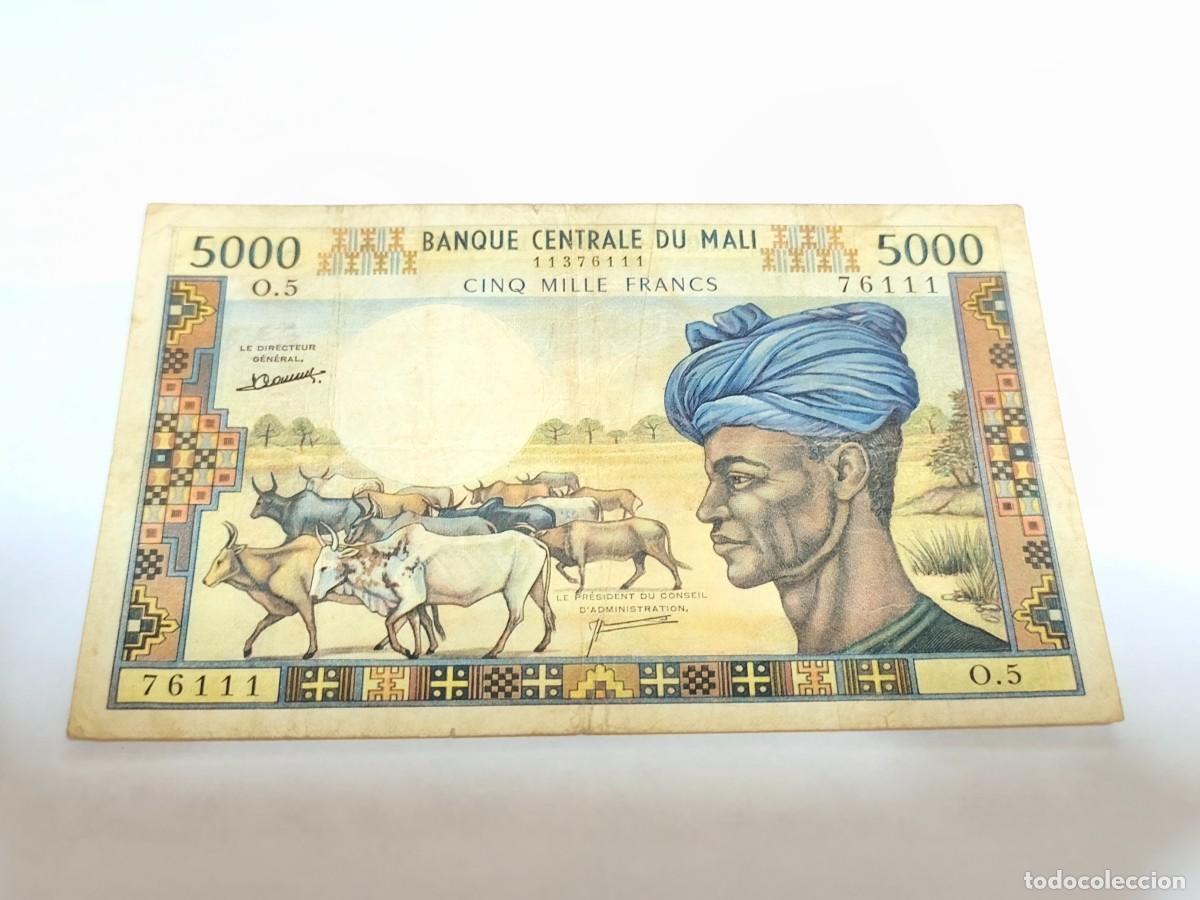 Old Coins of Europe: Mali 5000francs F. Mali5000.