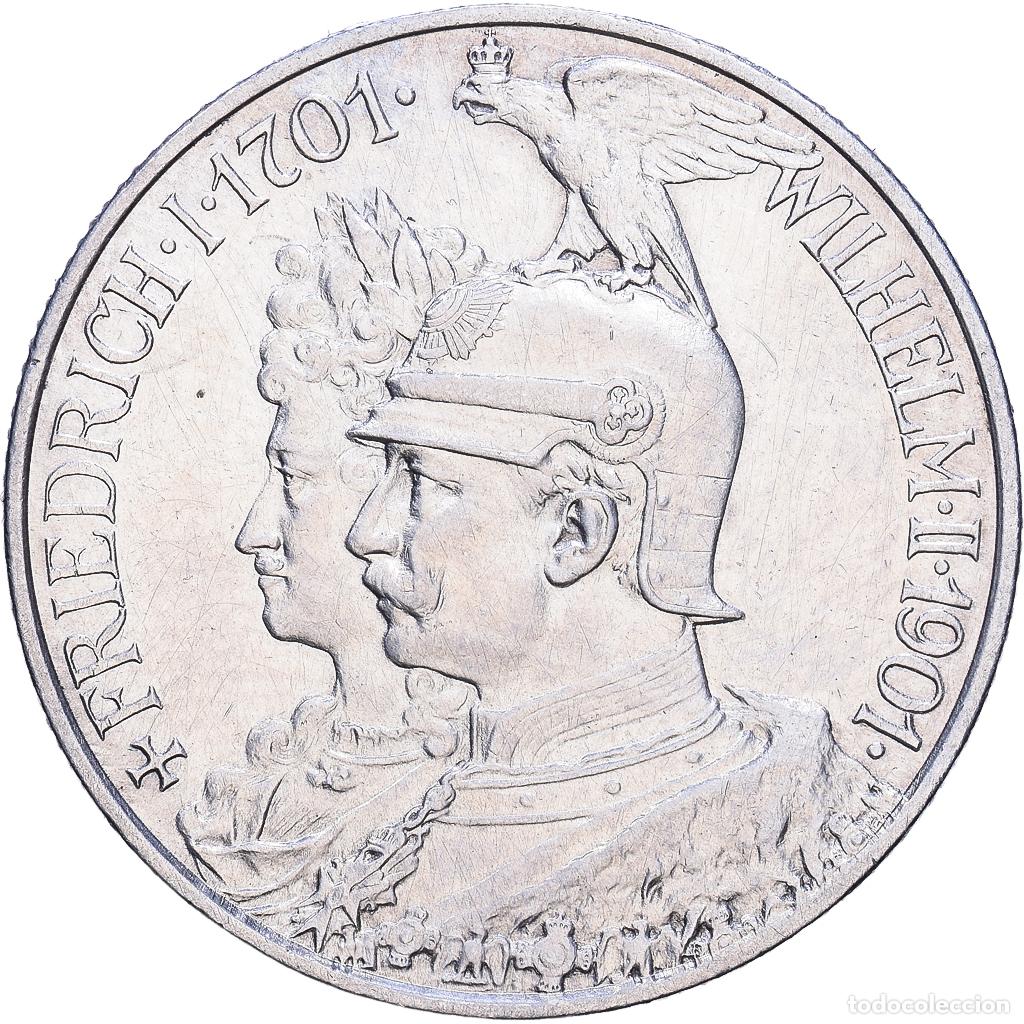 Monedas antiguas de Europa: [#1118215] Alemania, 2 Mark, 1901, Plata, MBC+