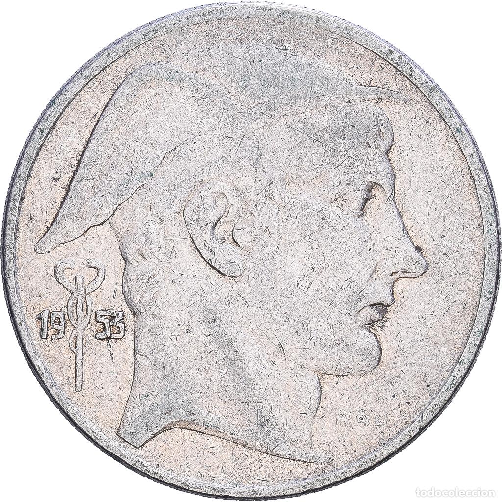 Monedas antiguas de Europa: [#1552495] B&eacute;lgica, Baudouin I, 20 Francs, 20 Frank, 1953, Brussels, Plata, MBC, KM:140.1