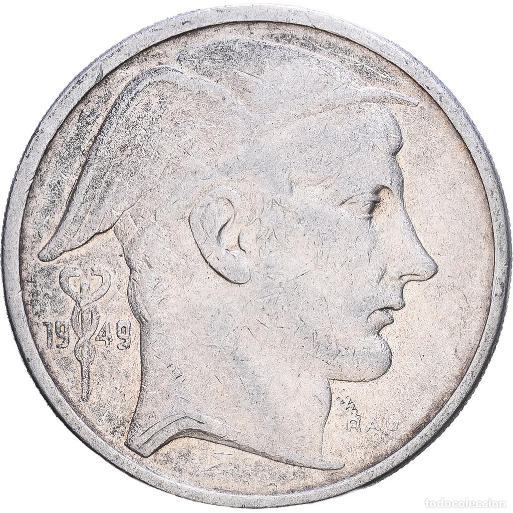 Monedas antiguas de Europa: [#1552500] B&eacute;lgica, 50 Francs, 50 Frank, 1949, Brussels, Plata, MBC, KM:136.1