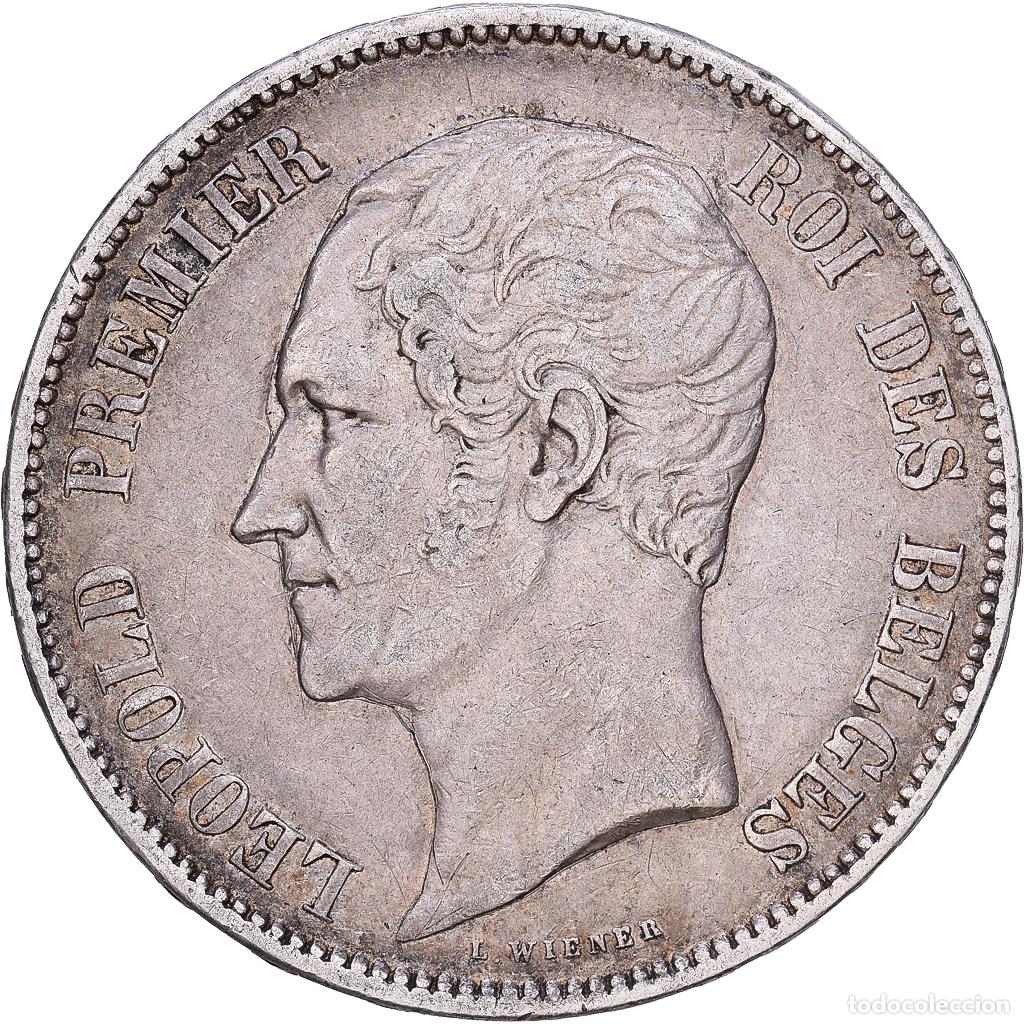 Monedas antiguas de Europa: [#1203527] B&eacute;lgica, Leopold I, 5 Francs, 5 Frank, 1852, Brussels, Plata, MBC, KM:17