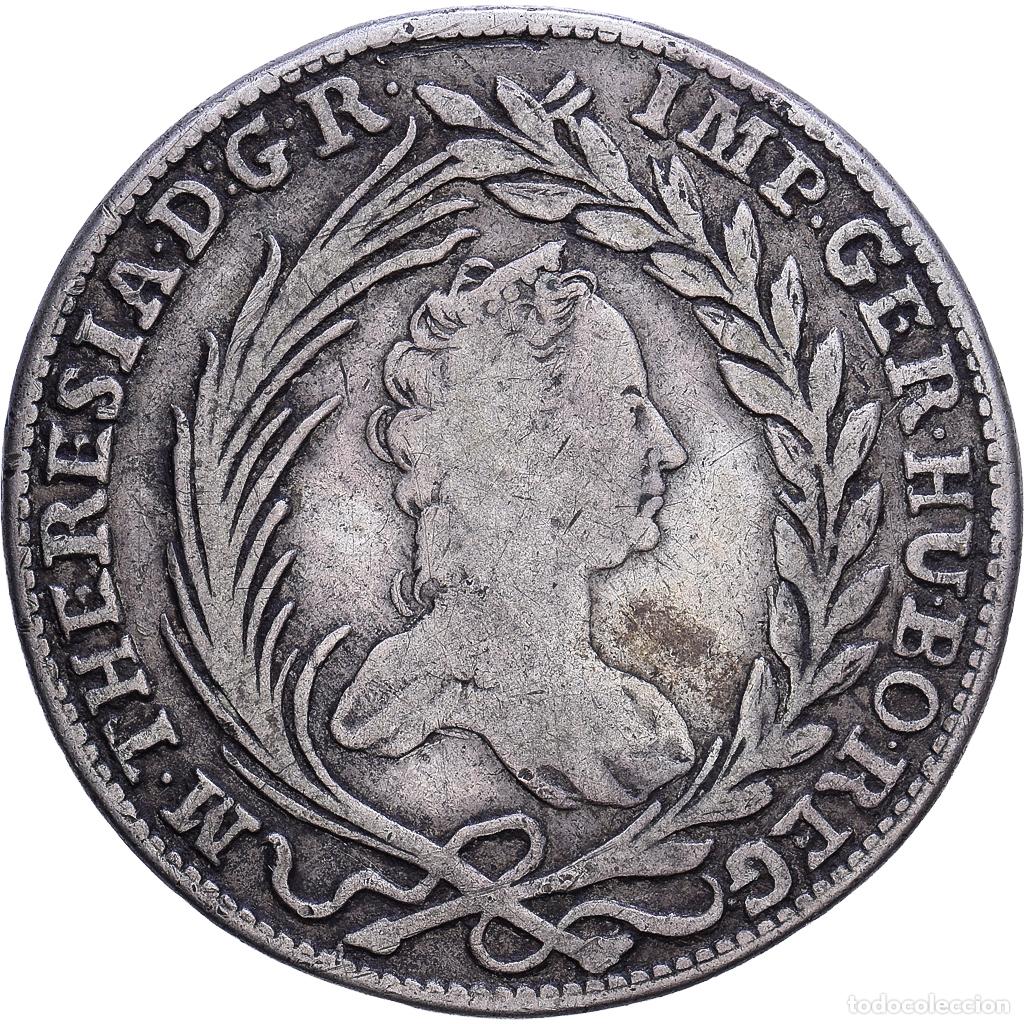 Monedas antiguas de Europa: [#1118217] Austria, Maria Theresa, 20 Kreuzer, 1759, Vienna, Plata, BC+, KM:1814