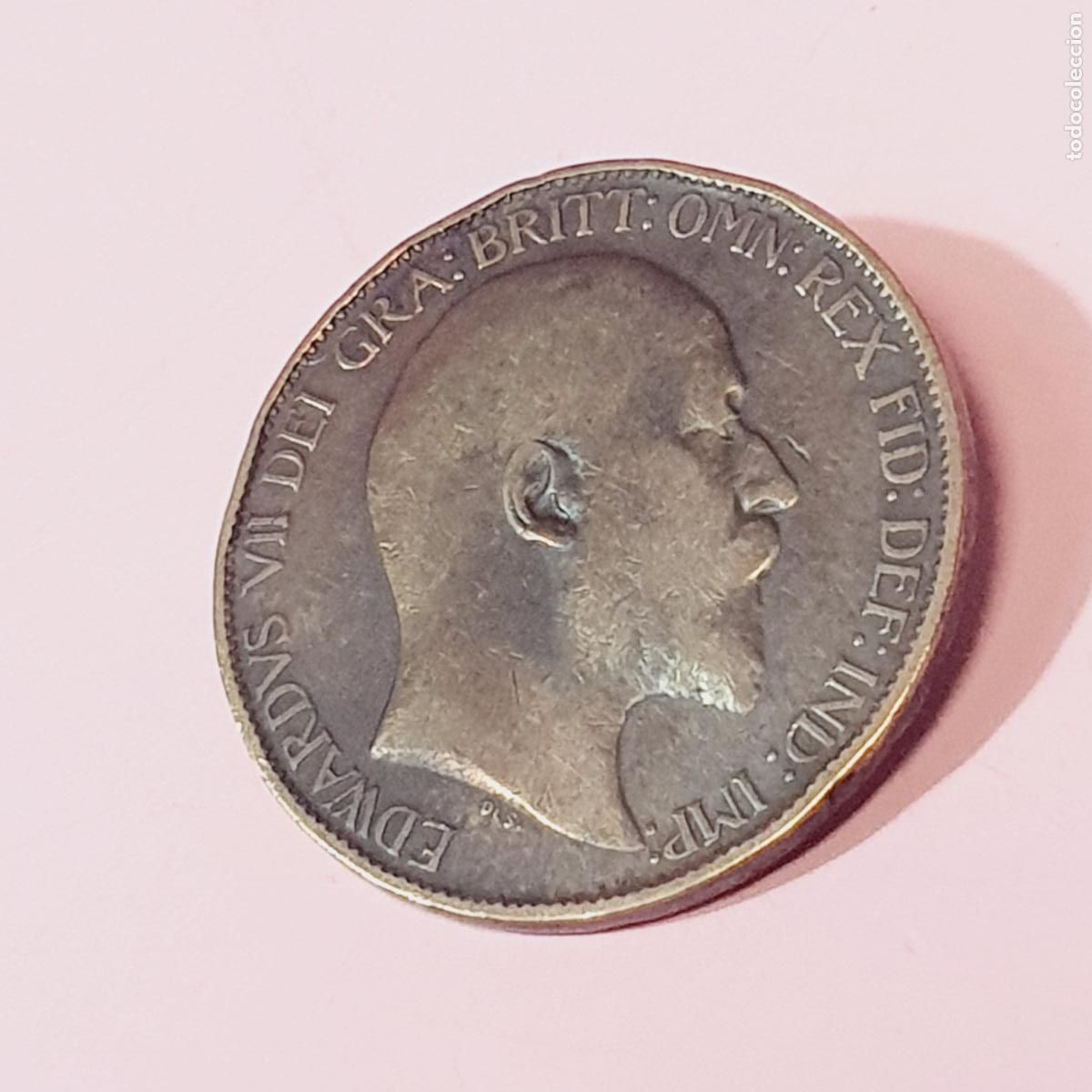 Monedas antiguas de Europa: MONEDA-GRAN BRETA&Ntilde;A-EDUARDOVII-HALF PENNY.1906-BUEN ESTADO-VER FOTOGRAF&Iacute;AS.