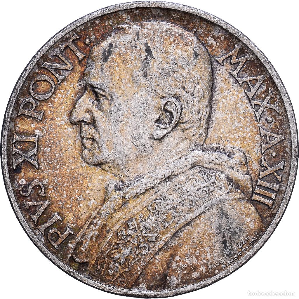 Monedas antiguas de Europa: [#1118214] Moneda, CIUDAD DEL VATICANO, Pius XI, 10 Lire, 1934, Roma, MBC+, Plata, KM:8