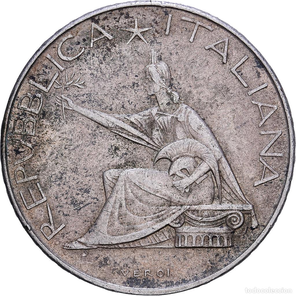 Monedas antiguas de Europa: [#1118229] Moneda, Italia, 500 Lire, 1961, Rome, MBC, Plata, KM:99