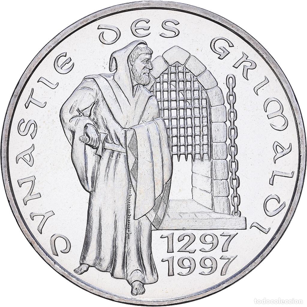 Monedas antiguas de Europa: [#1118267] Moneda, M&oacute;naco, Dynastie des Grimaldi, 100 Francs, 1997, SC, Plata, KM:176