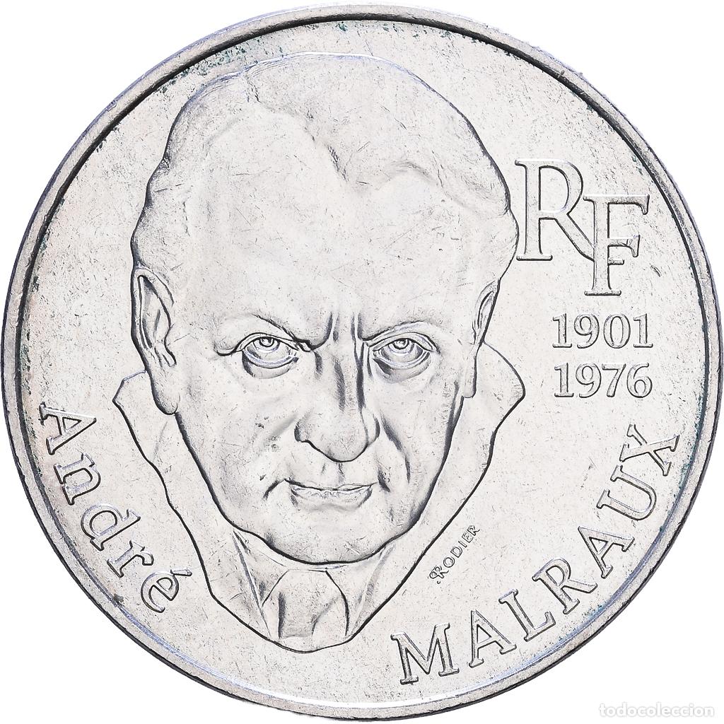 Monedas antiguas de Europa: [#1118291] Francia, 100 Francs, Andr&eacute; Malraux, 1997, Pessac, Plata, MBC, Gadoury:954