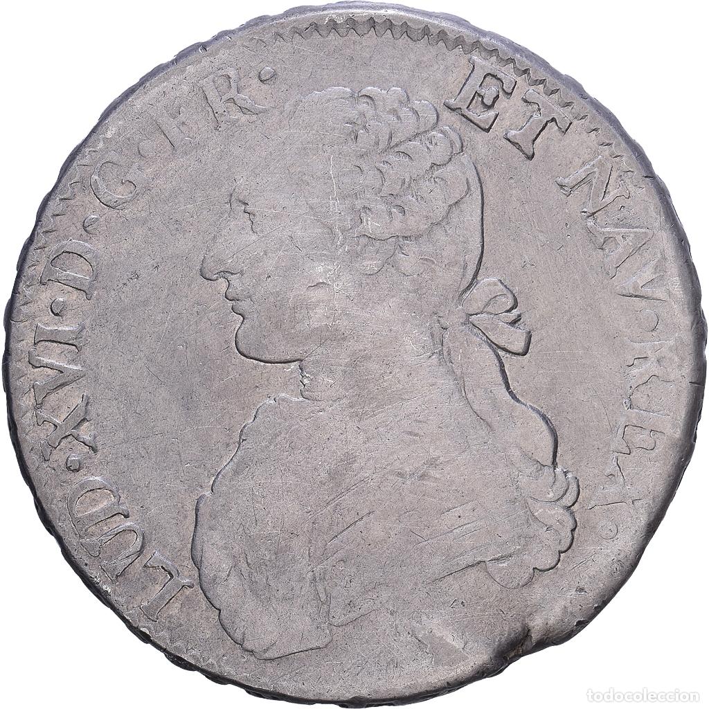 Monedas antiguas de Europa: [#1547966] Francia, Louis XVI, Ecu aux branches d'olivier, 1785, Limoges, Plata, BC+