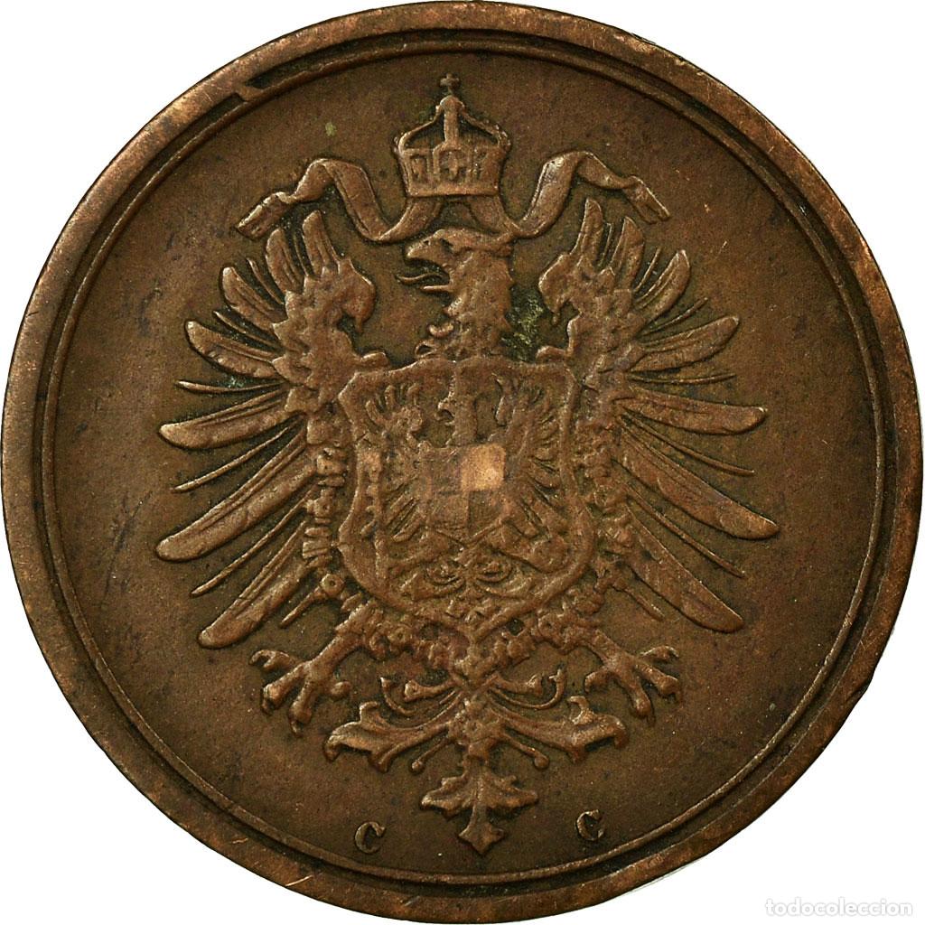 Monedas antiguas de Europa: [#687626] Moneda, ALEMANIA - IMPERIO, Wilhelm I, Pfennig, 1874, Frankfurt, MBC, Cobre