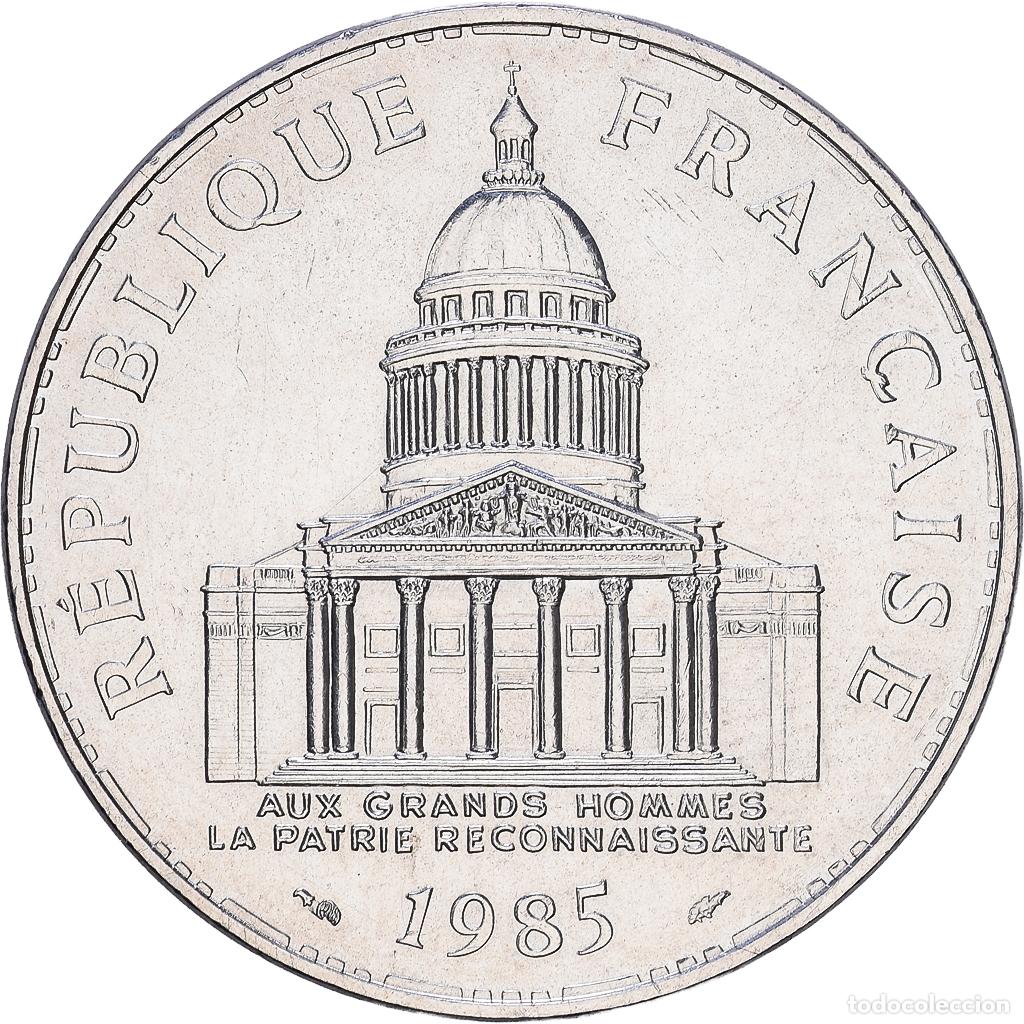 Monedas antiguas de Europa: [#1118109] Moneda, Francia, Panth&eacute;on, 100 Francs, 1985, Paris, EBC, Plata, KM:951.1