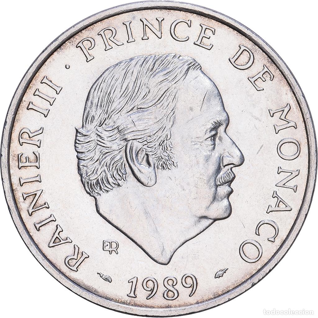 Monedas antiguas de Europa: [#1118265] Moneda, M&oacute;naco, Rainier III, 100 Francs, 1989, EBC, Plata, KM:164
