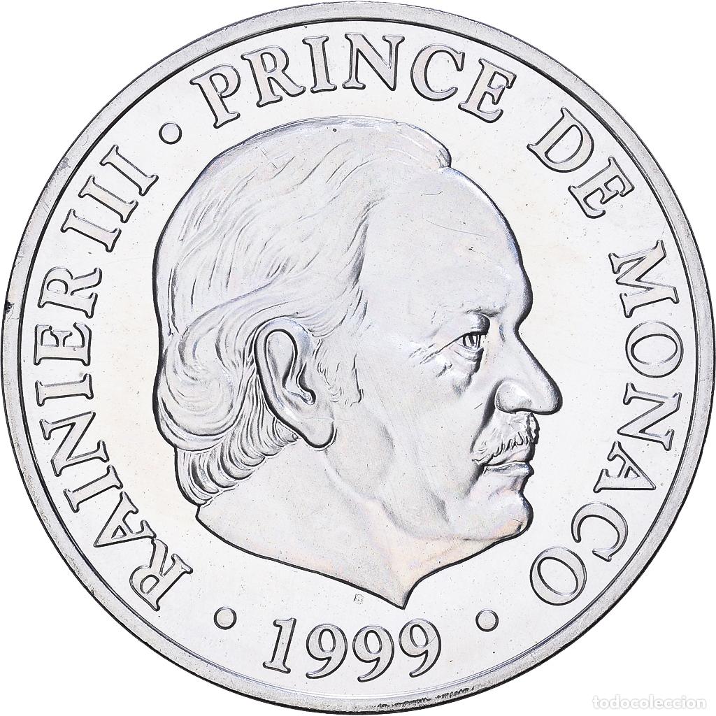 Monedas antiguas de Europa: [#1118266] Moneda, M&oacute;naco, Rainier III, 100 Francs, 1999, Paris, EBC+, Plata, KM:175