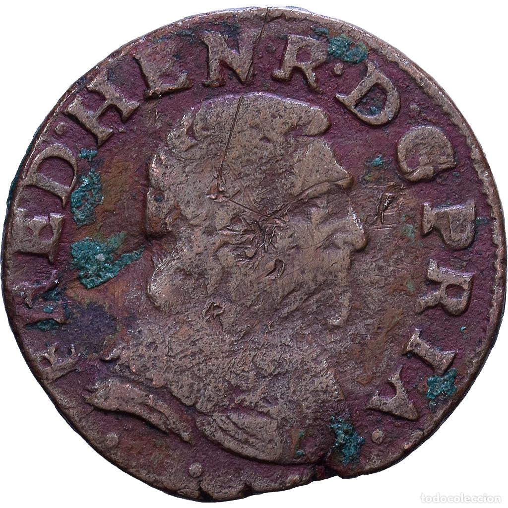 Monedas antiguas de Europa: [#1535190] Principality of Orange, Fr&eacute;d&eacute;ric-Henri de Nassau, Double Tournois, 1641