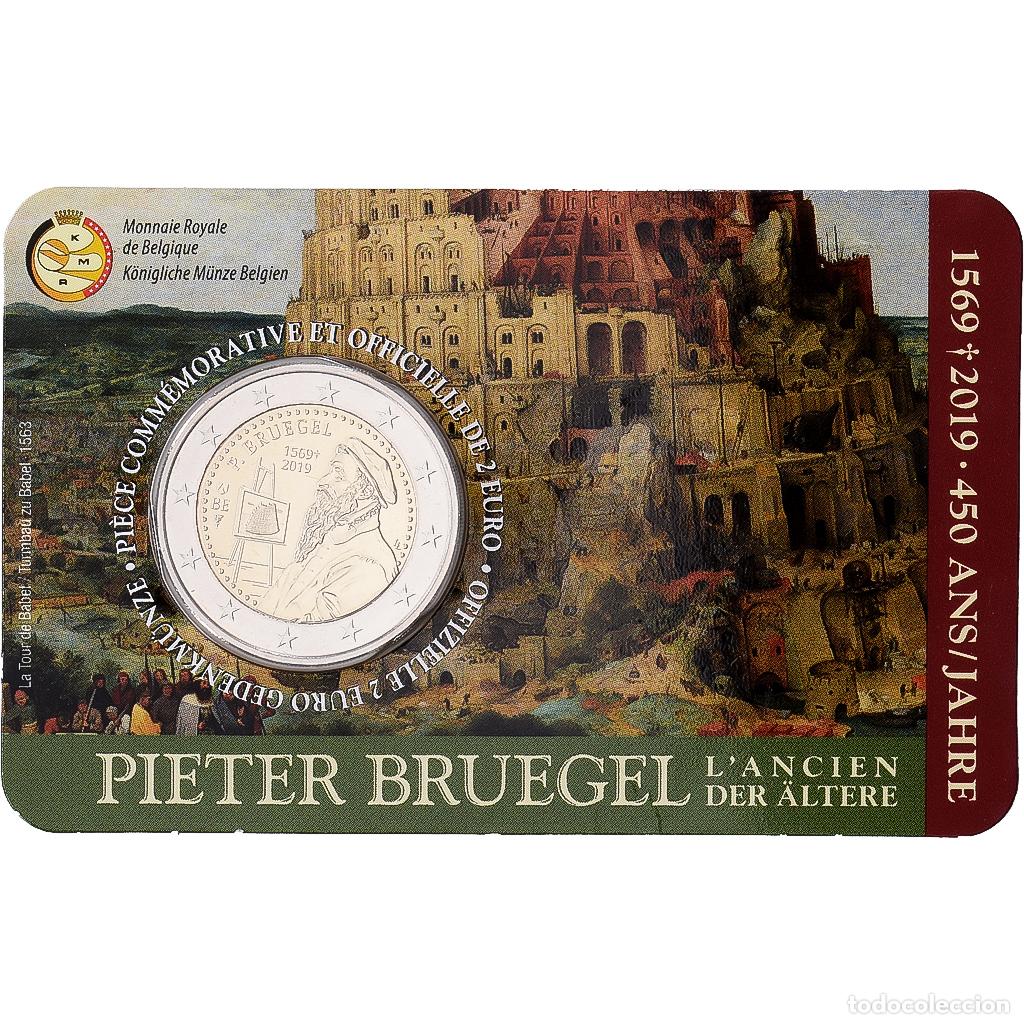 Monedas antiguas de Europa: [#1545645] B&eacute;lgica, 2 Euro, Bruegel l'Ancien, BU, 2019, Royal Belgium Mint, Bimet&aacute;lico