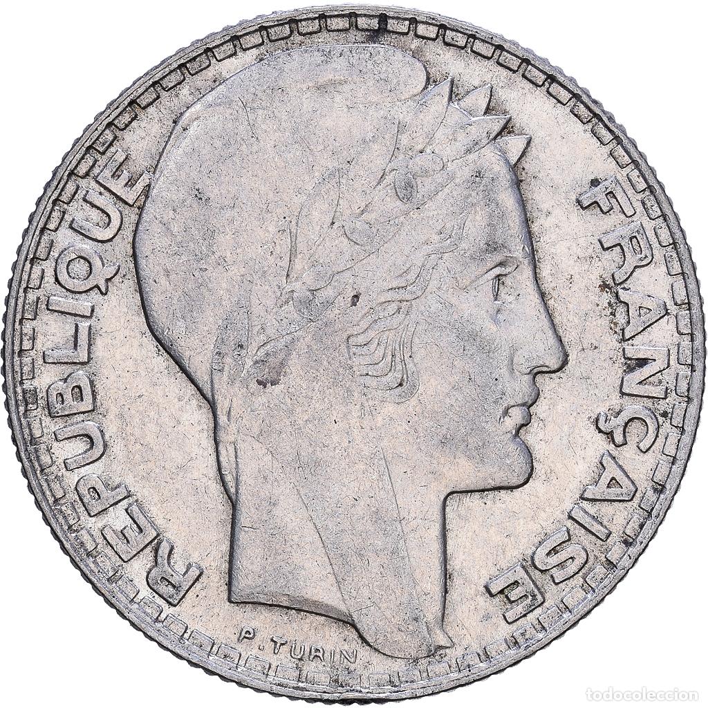 Monedas antiguas de Europa: [#1118153] Moneda, Francia, Turin, 10 Francs, 1931, Paris, BC+, Plata, KM:878, Gadoury:801