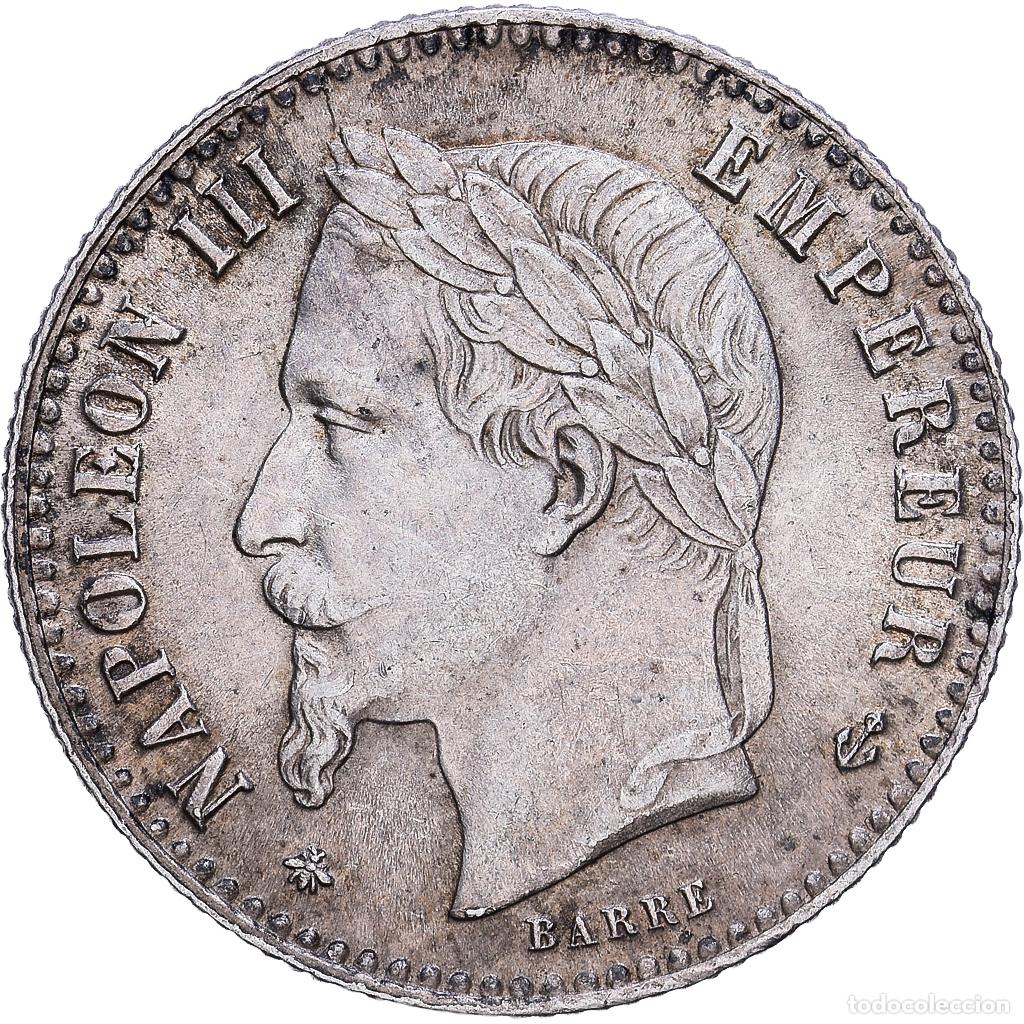Monedas antiguas de Europa: [#1118172] Moneda, Francia, Napoleon III, Napol&eacute;on III, 50 Centimes, 1866, Paris, MBC+