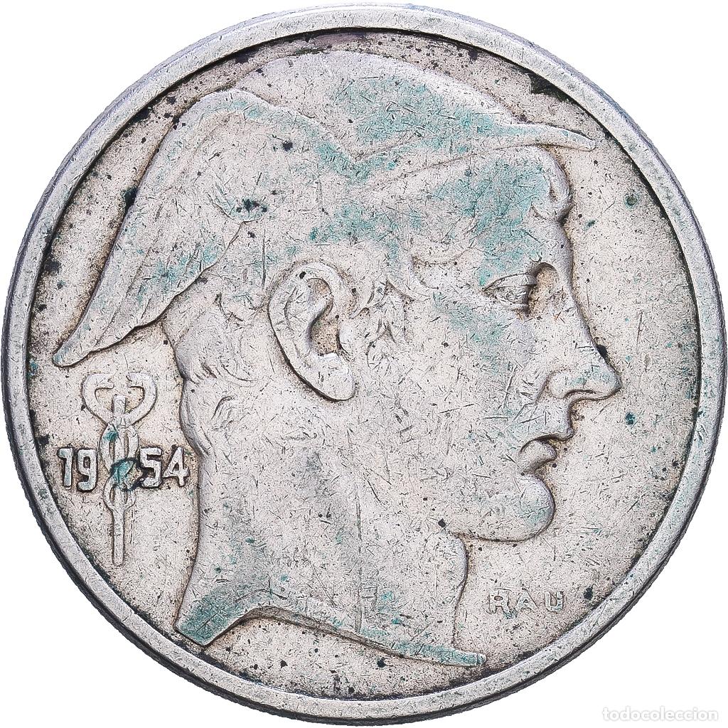 Monedas antiguas de Europa: [#1552507] B&eacute;lgica, Baudouin I, 50 Francs, 50 Frank, 1954, Brussels, Plata, BC+, KM:137