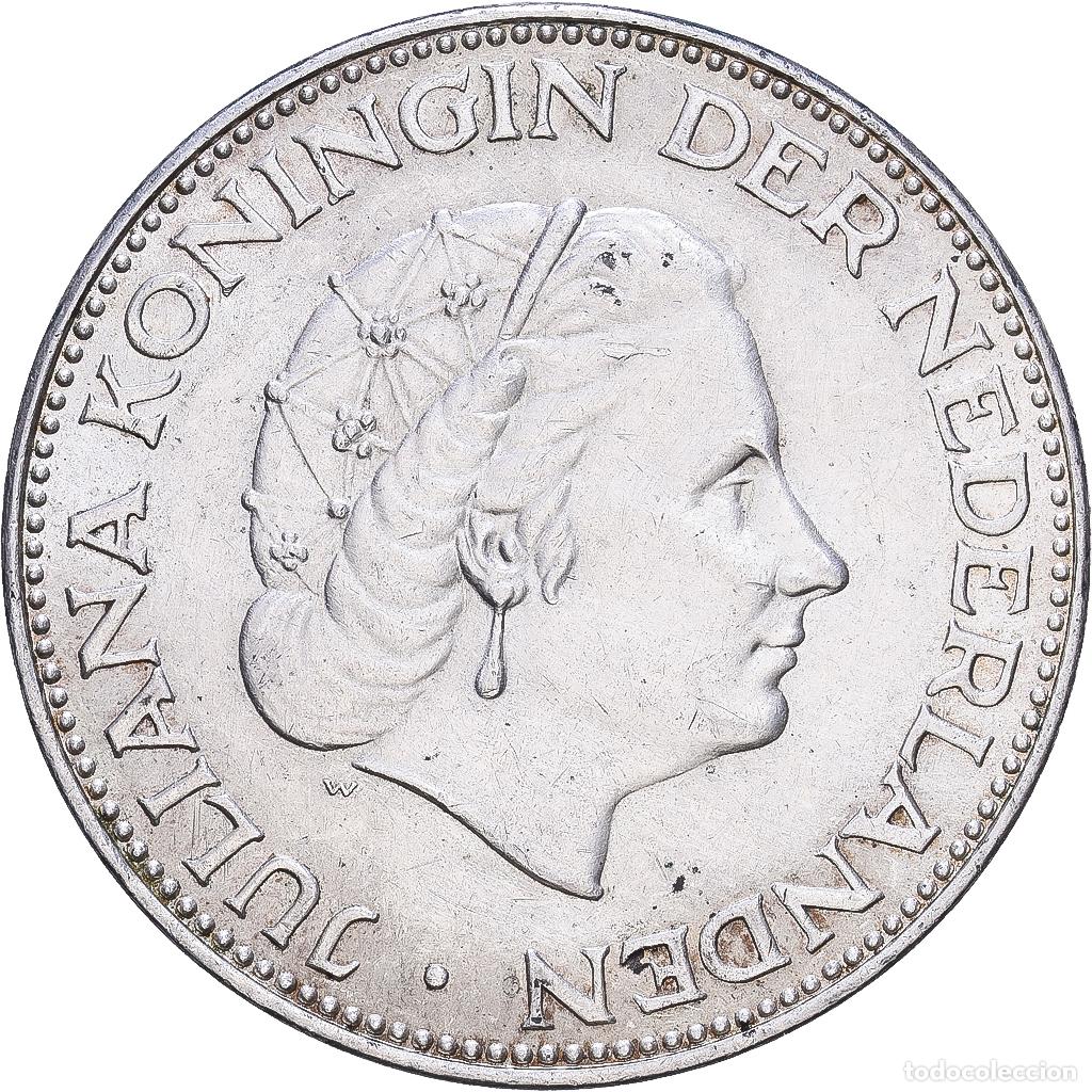 Monedas antiguas de Europa: [#1552510] Pa&iacute;ses Bajos, Juliana, 2-1/2 Gulden, 1960, Plata, EBC, KM:185