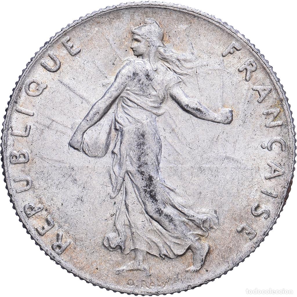 Monedas antiguas de Europa: [#1118197] Francia, Semeuse, 50 Centimes, 1912, Paris, MBC+, Plata, KM:854, Gadoury:420, Le
