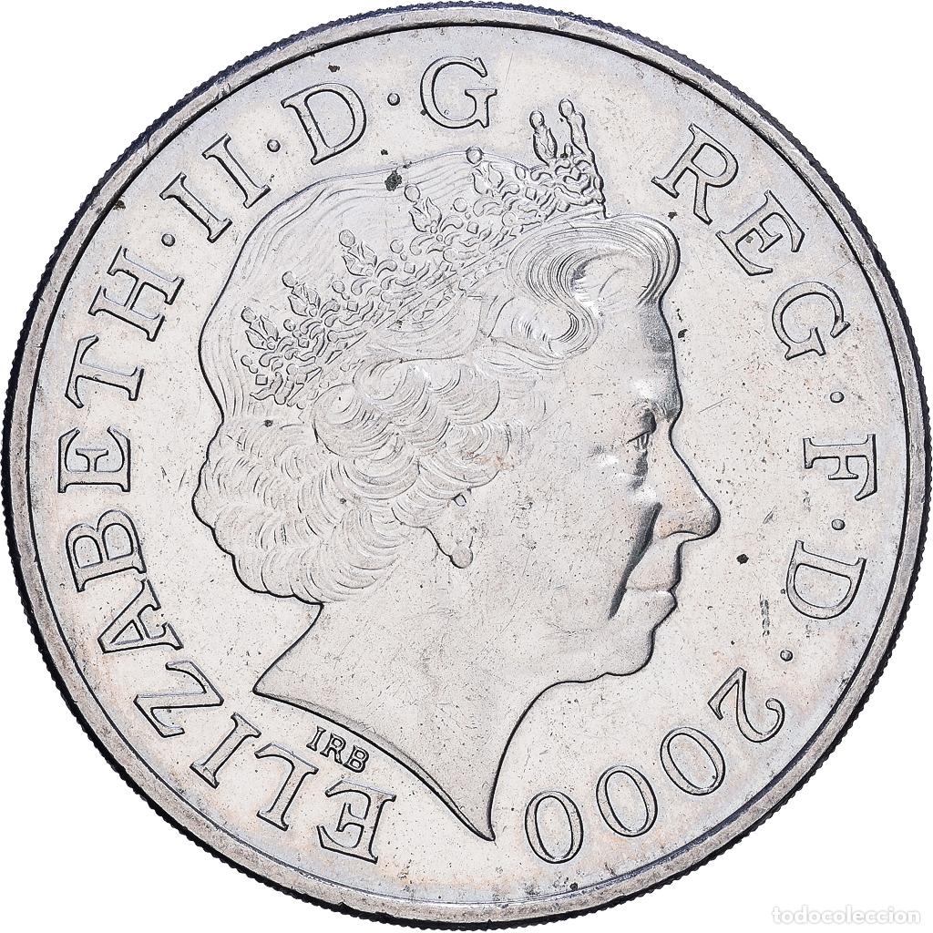 Monedas antiguas de Europa: [#1552612] Gran Breta&ntilde;a, Elizabeth II, 5 Pounds, 2000, Cobre - n&iacute;quel, EBC, KM:1007