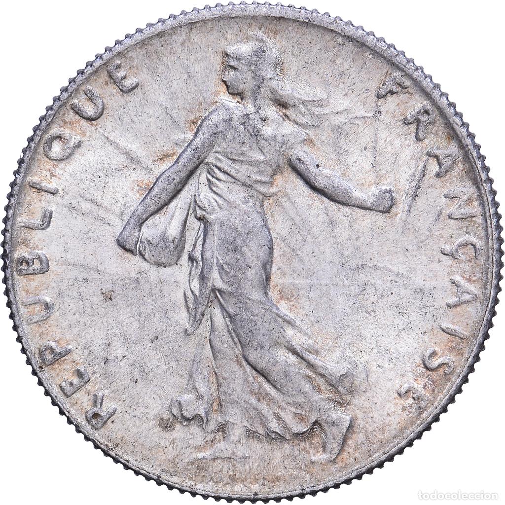 Monedas antiguas de Europa: [#1118208] Francia, 50 Centimes, Semeuse, 1918, Paris, Plata, SC, Gadoury:420, KM:854