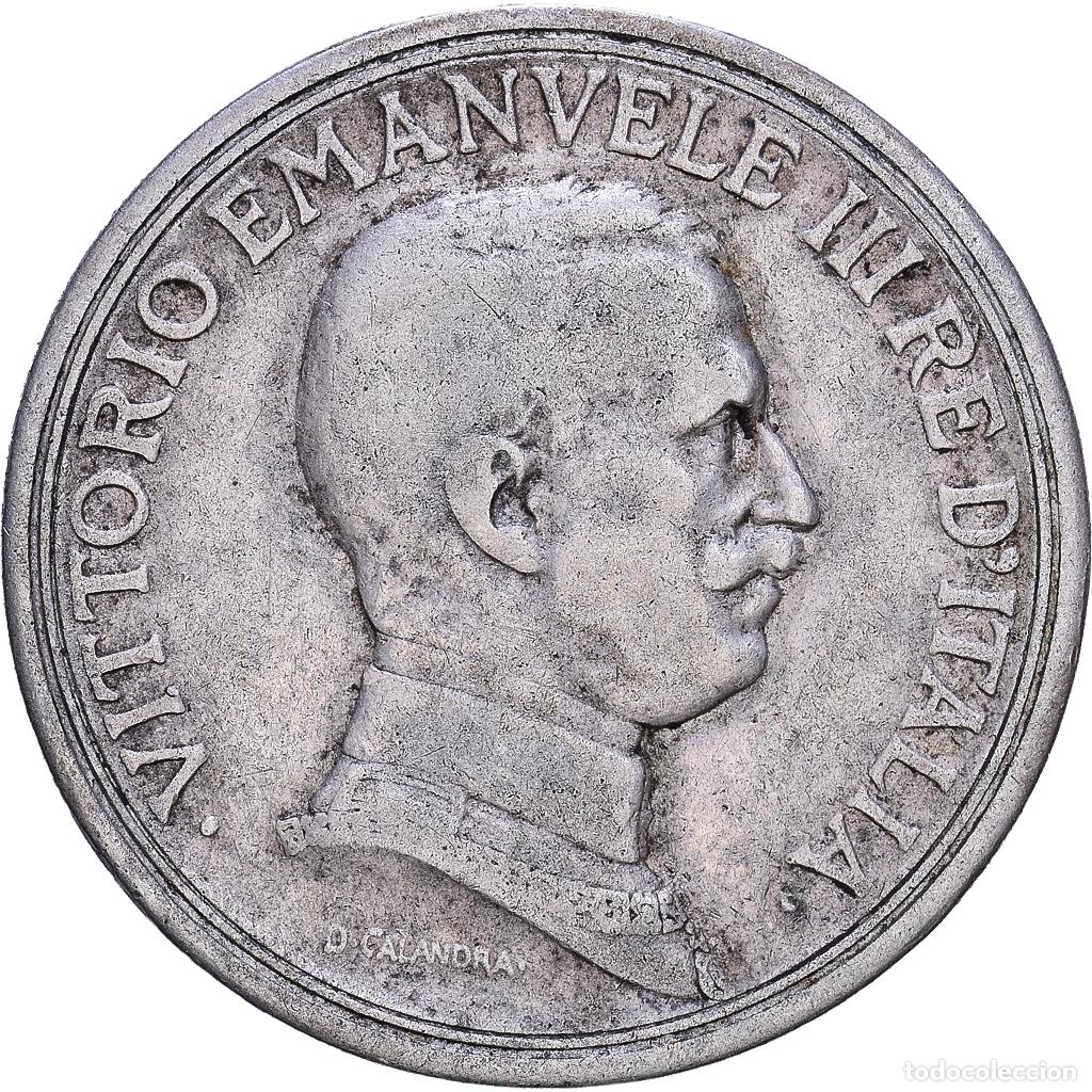 Monedas antiguas de Europa: [#1118230] Moneda, Italia, Vittorio Emanuele III, 2 Lire, 1915, Rome, BC+, Plata, KM:55