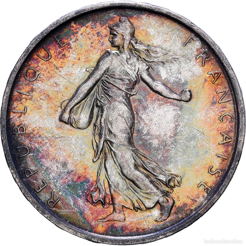 Monedas antiguas de Europa: [#1118297] Francia, Semeuse, 5 Francs, 1966, Paris, EBC+, Plata, KM:926, Gadoury:770