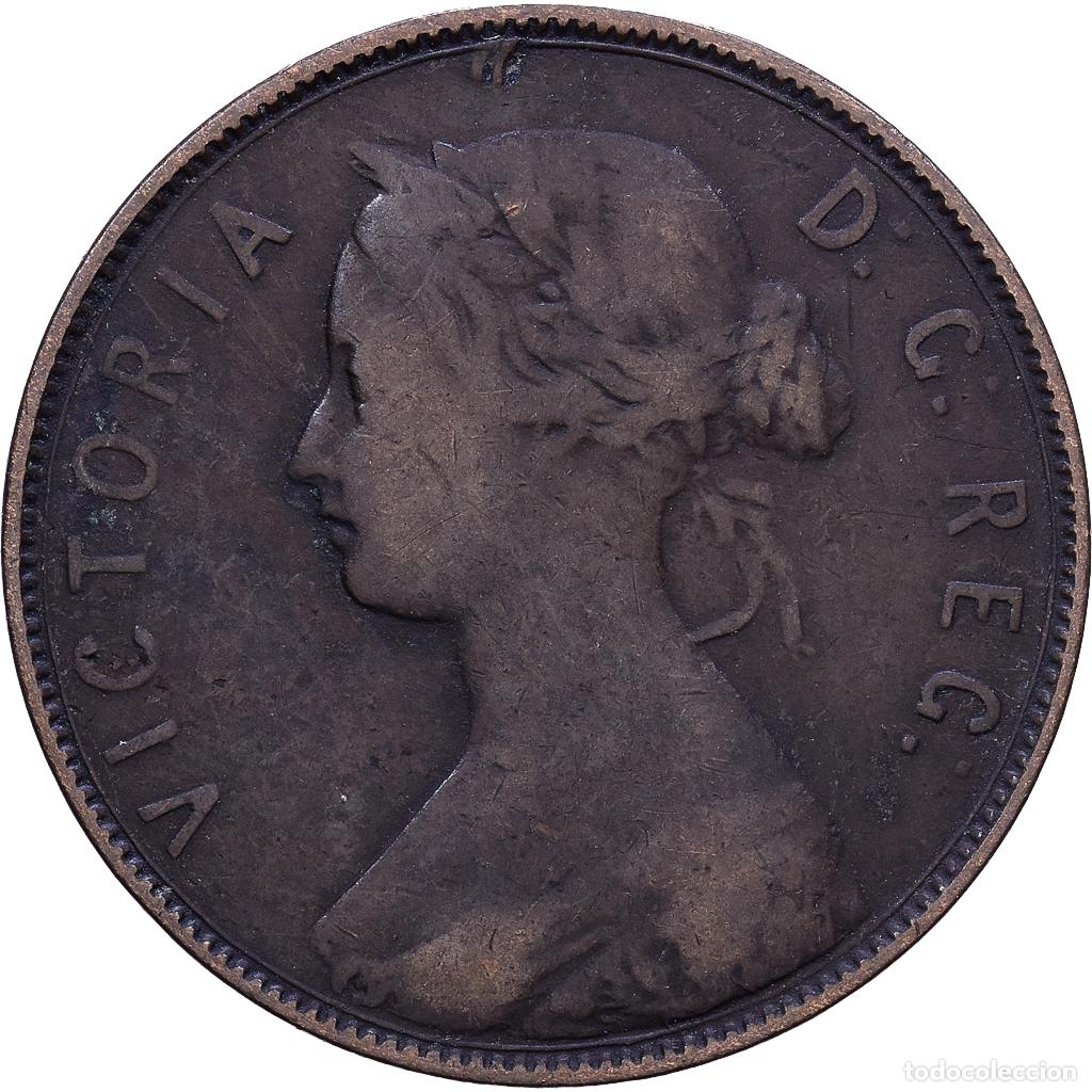 Monedas antiguas de Europa: [#1535159] TERRANOVA, Victoria, 1 Cent, 1880, London, Bronce, BC+, KM:1