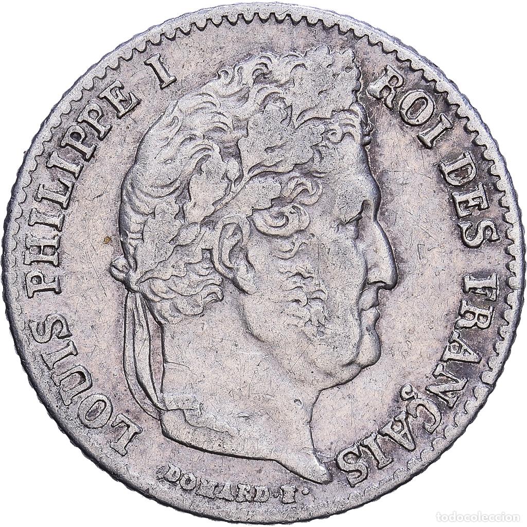 Monedas antiguas de Europa: [#1118177] Moneda, Francia, Louis-Philippe, 1/4 Franc, 1836, Paris, MBC, Plata, KM:740.1
