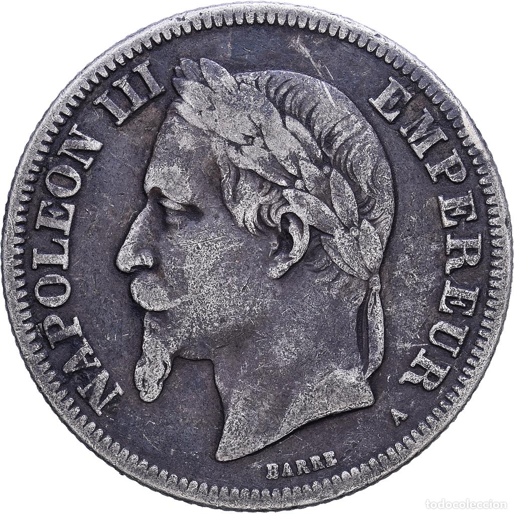 Monedas antiguas de Europa: [#1118226] Moneda, Francia, Napoleon III, 2 Francs, 1870, Paris, Contemporary forgery, BC