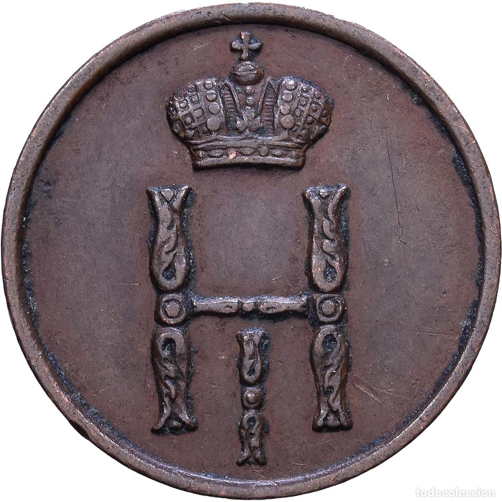 Monedas antiguas de Europa: [#1535193] Rusia, Nicholas I, Denga, 1/2 Kopek, 1852, Saint Petersburg, Cobre, MBC