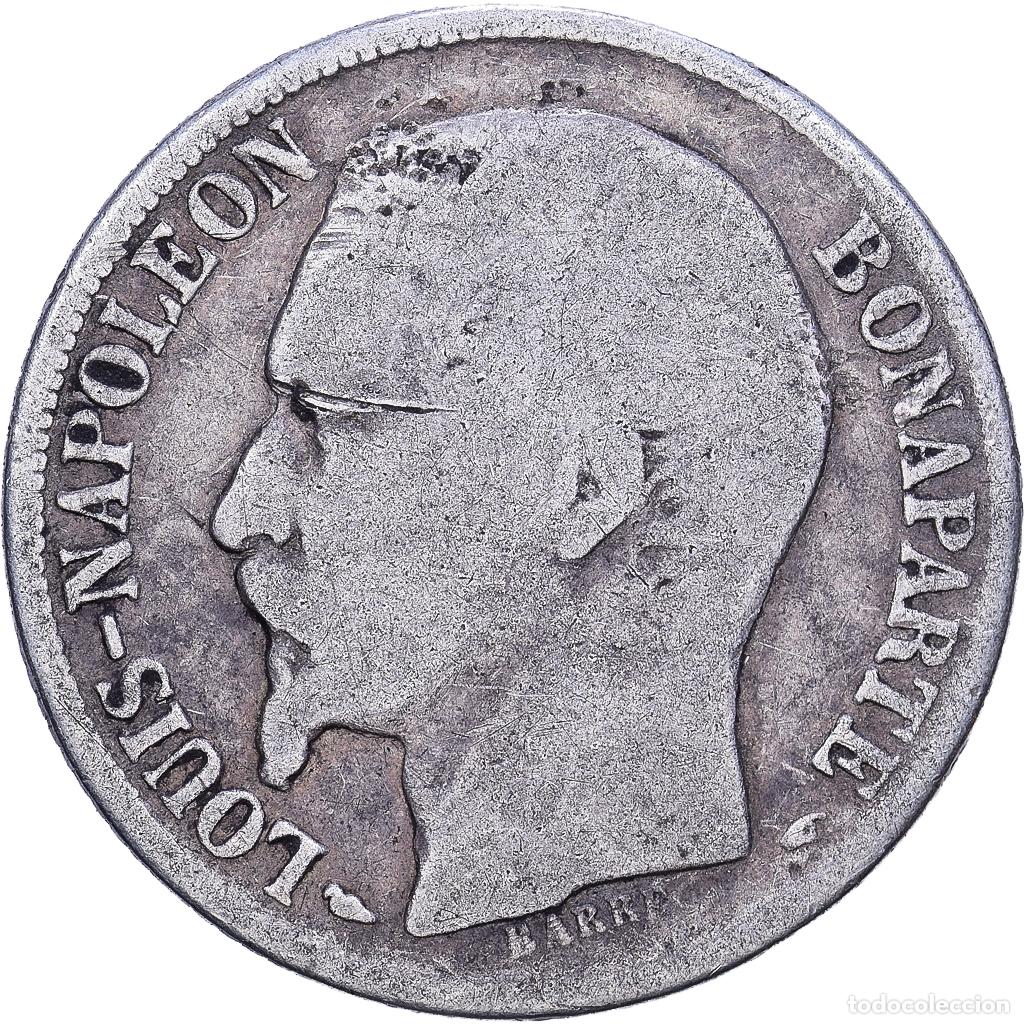 Monedas antiguas de Europa: [#1552591] Francia, Napoleon III, Franc, Napol&eacute;on III, 1852, Paris, Plata, RC