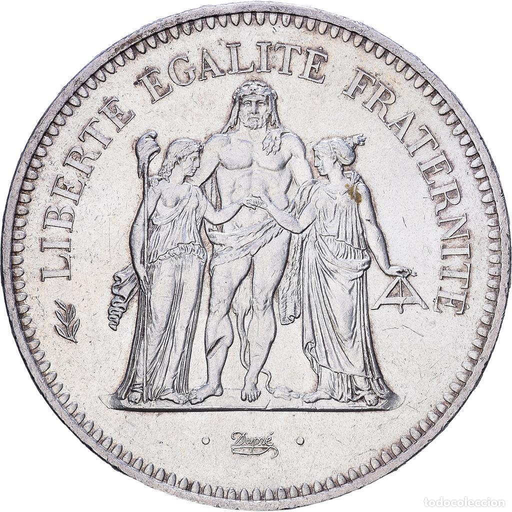 Monedas antiguas de Europa: [#1530616] Francia, 50 Francs, Hercule, 1975, Paris, Plata, SC, KM:941.1