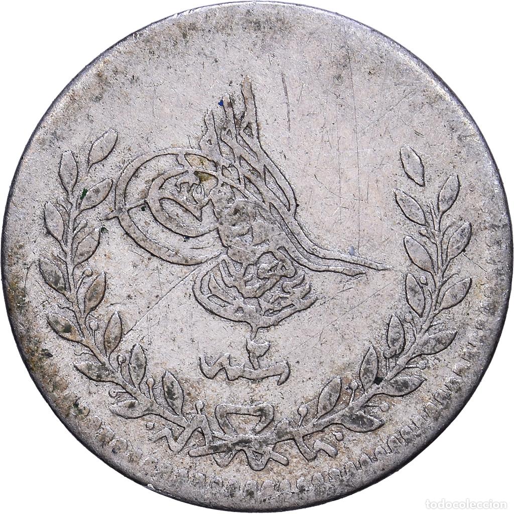 Monedas antiguas de Europa: [#1530558] Ottoman Empire, 20 Para, 1867/AH1277, Constantinople, Plata, BC+, KM:688