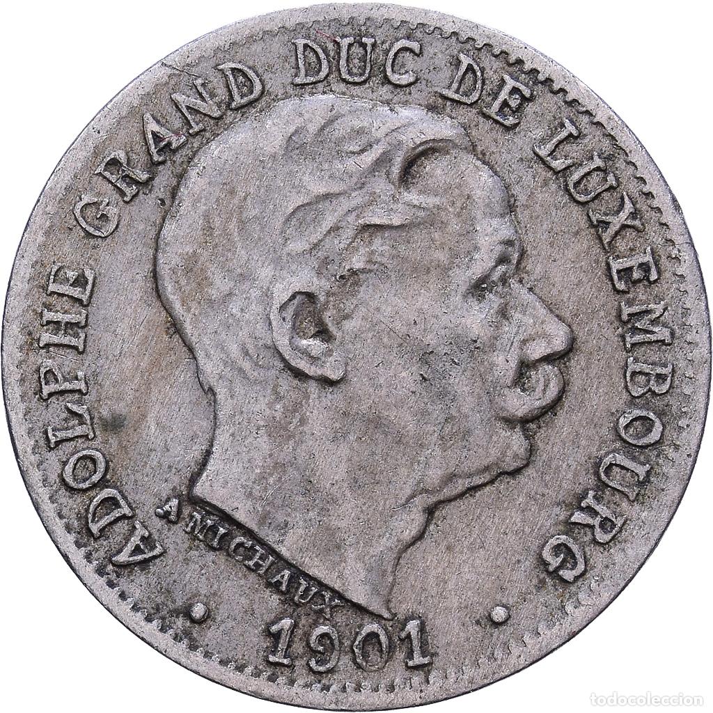 Monedas antiguas de Europa: [#1535144] Luxemburgo, Adolphe, 5 Centimes, 1901, Brussels, Cobre - n&iacute;quel, MBC, KM:24