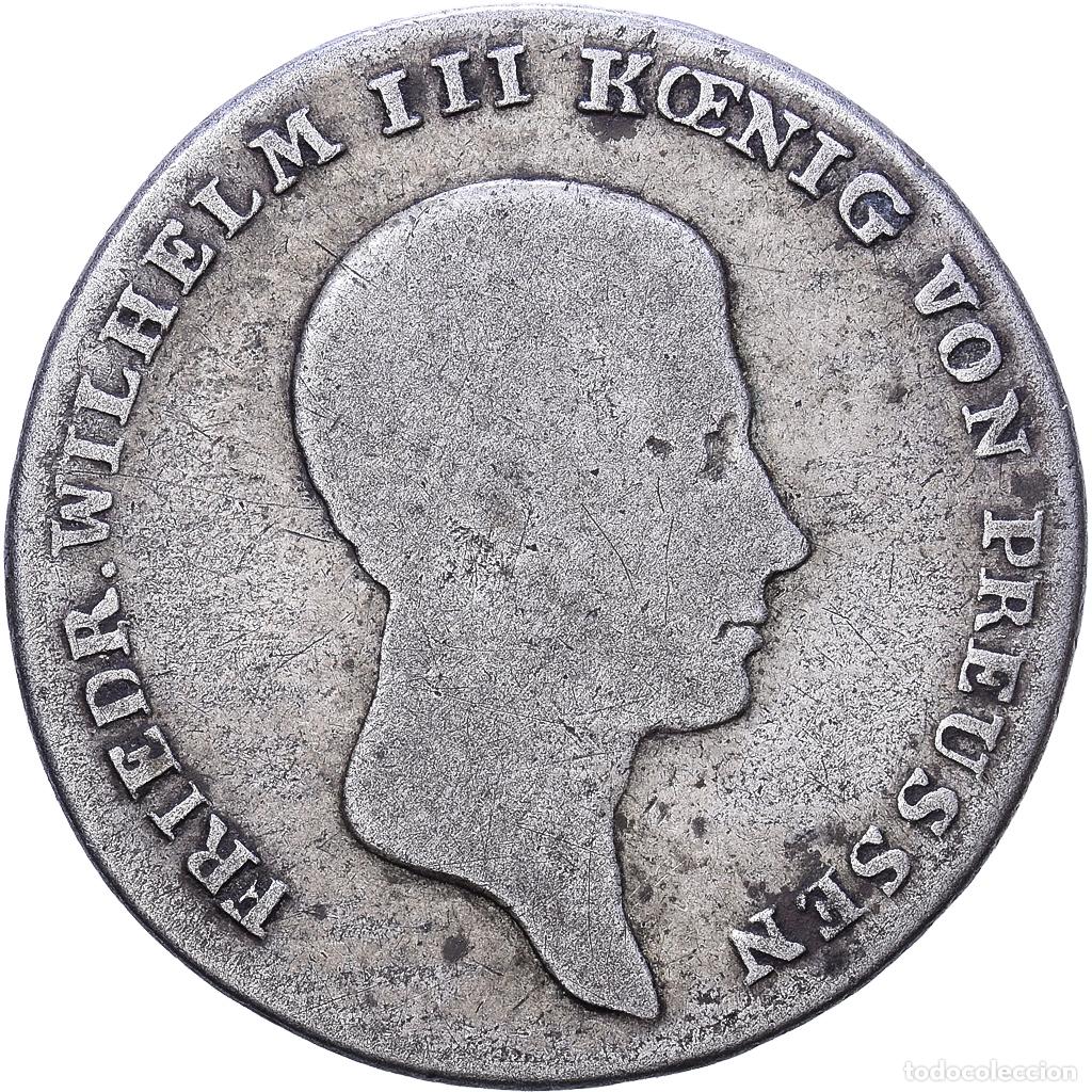Monedas antiguas de Europa: [#1552654] Estados alemanes, PRUSSIA, Friedrich Wilhelm III, 1/6 Thaler, 1813, Berlin