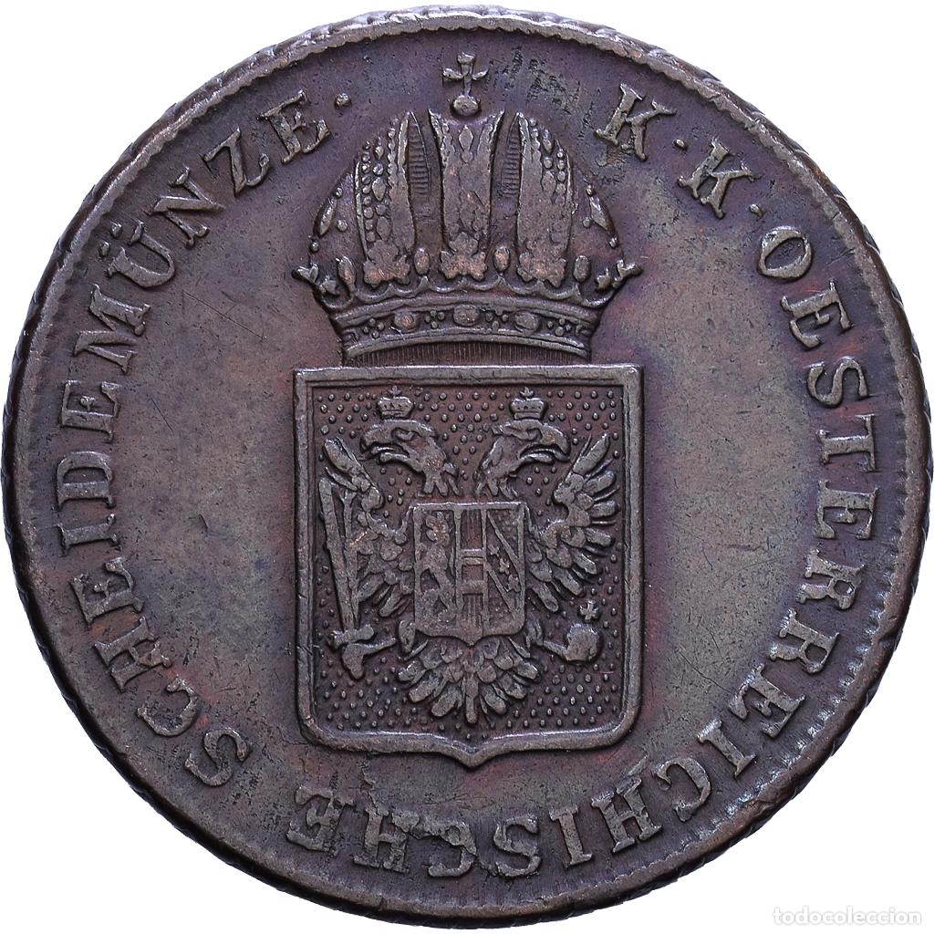 Monedas antiguas de Europa: [#1535169] Austria, Francis I, 1 Kreuzer, 1816, Vienna, Cobre, BC+, KM:2113