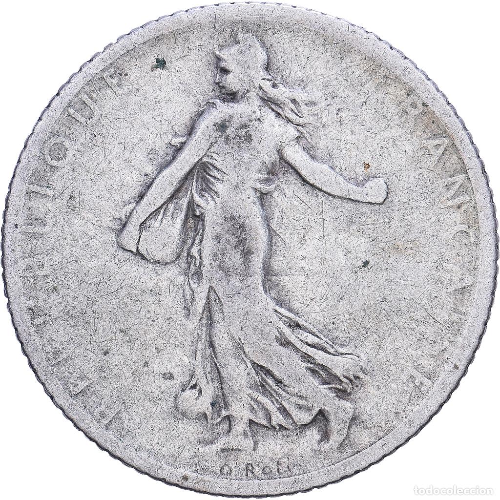 Monedas antiguas de Europa: [#1531213] Francia, 1 Franc, Semeuse, 1900, Paris, Very rare, Plata, BC, Gadoury:467