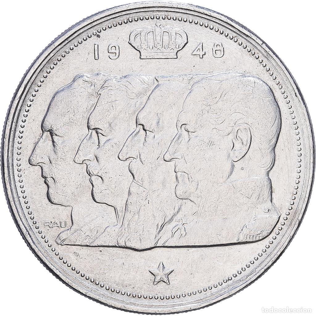 Monedas antiguas de Europa: [#1552519] Francia, R&eacute;gence Prince Charles, 100 Francs, 100 Frank, 1948, Brussels, Plata