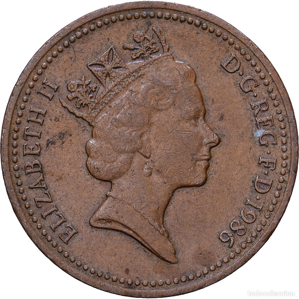 Monedas antiguas de Europa: [#1552665] Gran Breta&ntilde;a, Elizabeth II, Penny, 1986, Bronce, MBC, KM:935