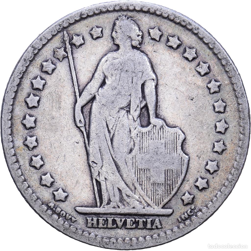 Monedas antiguas de Europa: [#1552652] Suiza, Franc, 1908, Bern, Plata, BC+, KM:24