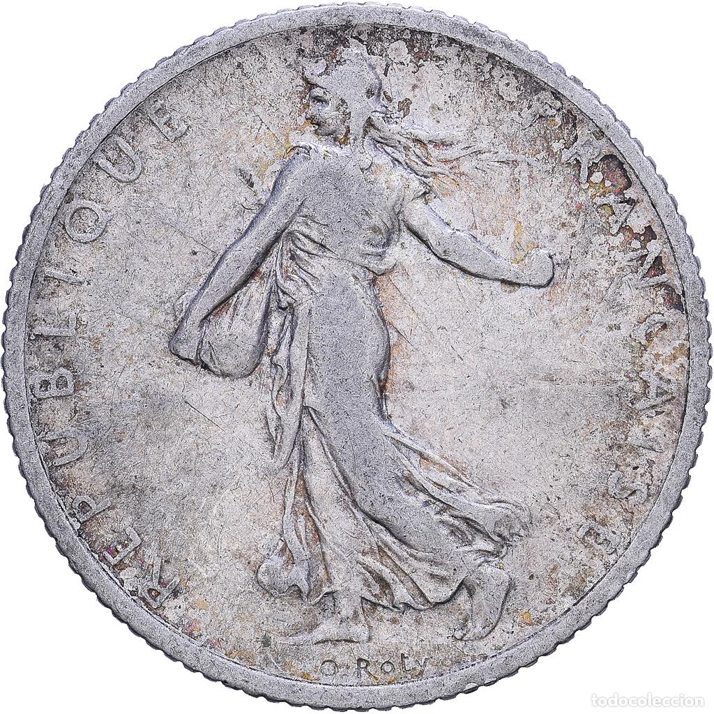Monedas antiguas de Europa: [#1531216] Francia, 1 Franc, Semeuse, 1903, Paris, Plata, BC, Gadoury:467, KM:844.1