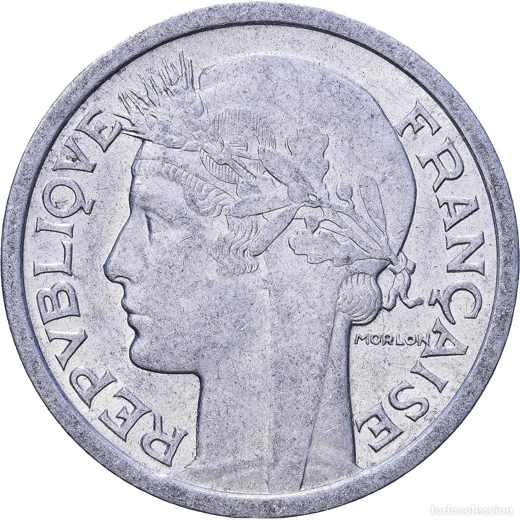 Monedas antiguas de Europa: [#1552657] Francia, Franc, Morlon, 1957, Paris, Aluminio, EBC, Gadoury:473b, KM:885a.1
