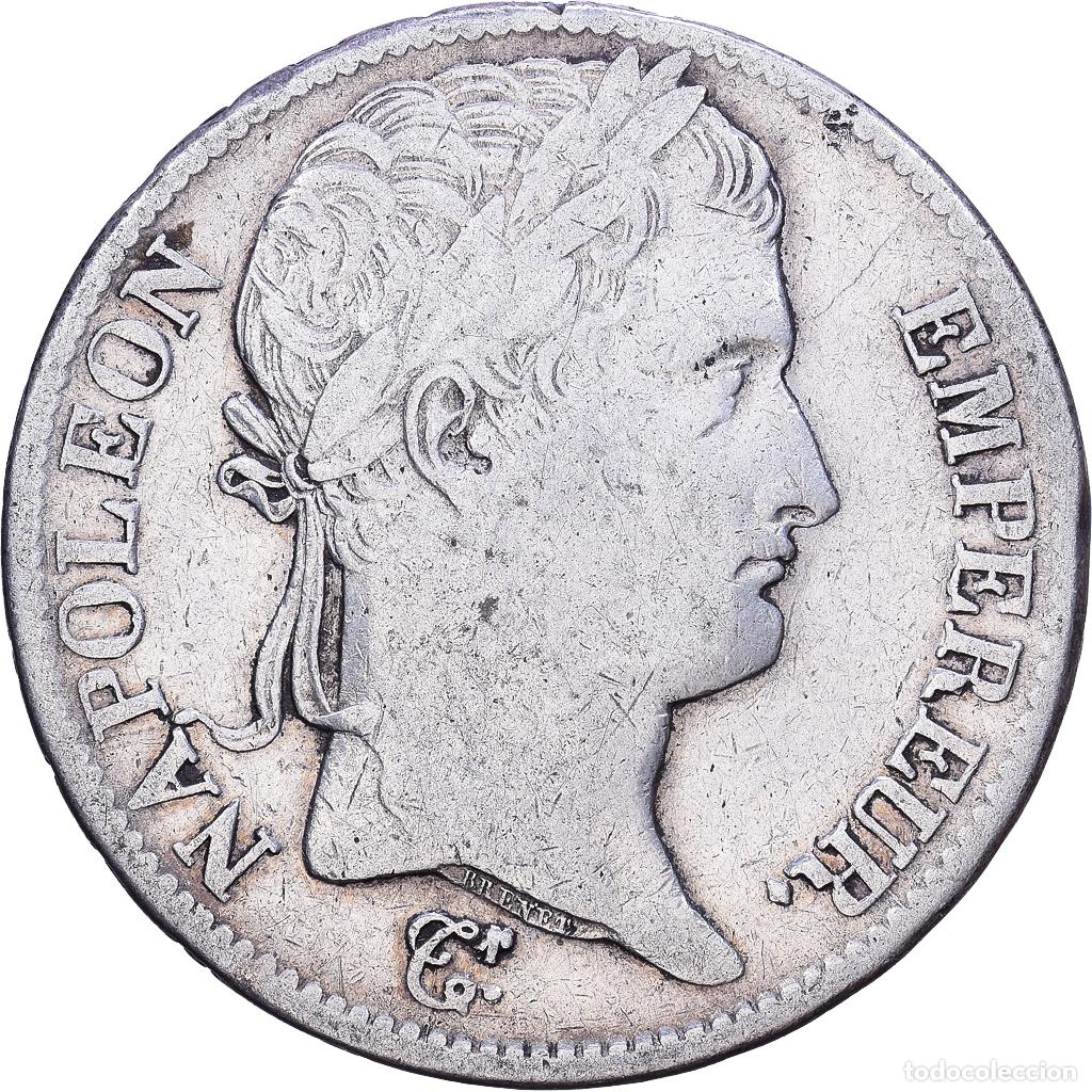 Monedas antiguas de Europa: [#1531287] Francia, 5 Francs, Napol&eacute;on I, 1813, Rouen, Plata, BC+, Gadoury:584, KM:694.2